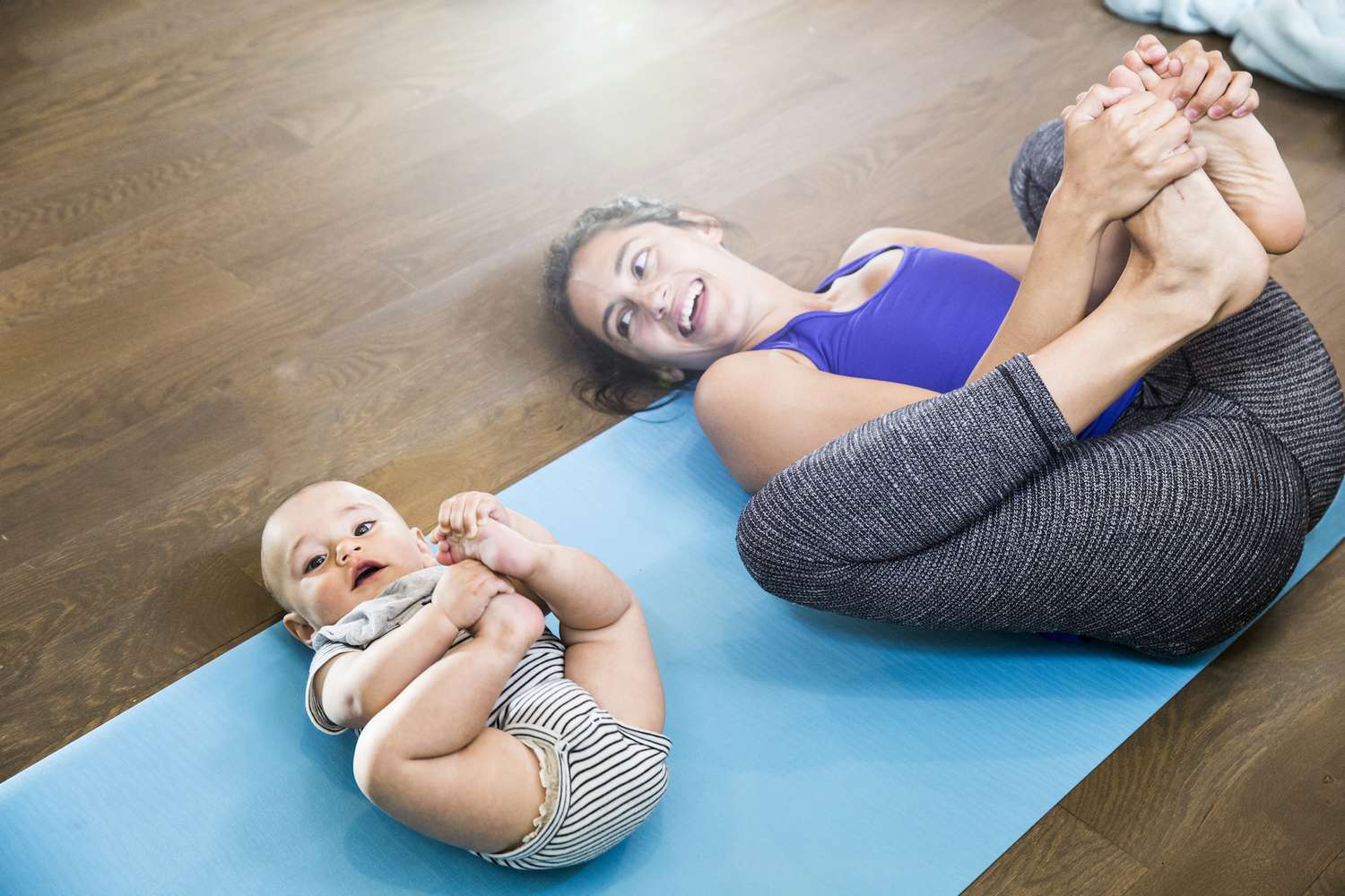 Happy Baby Yoga Pose